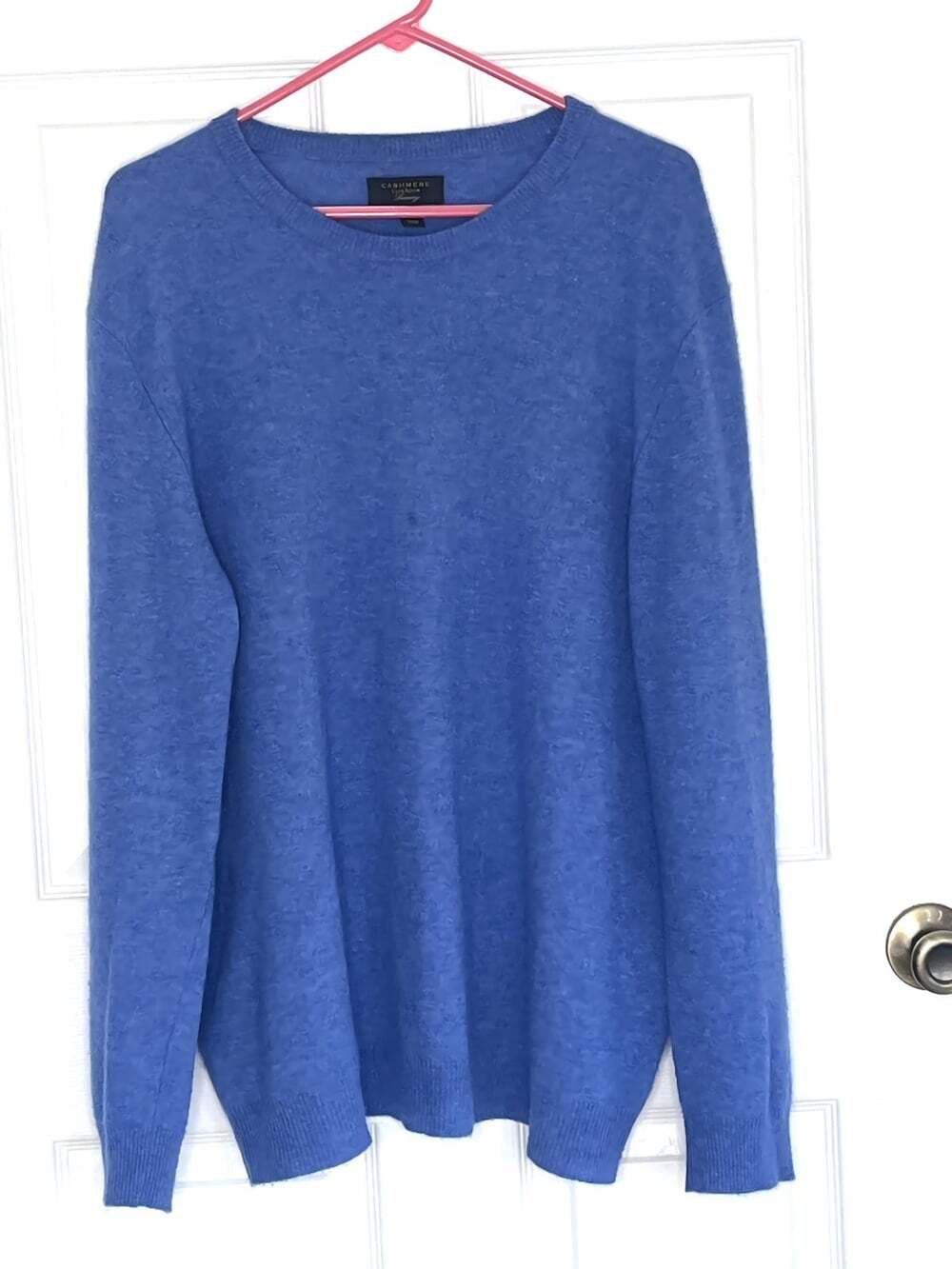 Club Room Luxury Mens XL 100% Cashmere Sweater Crew Neck Old Money Preppy